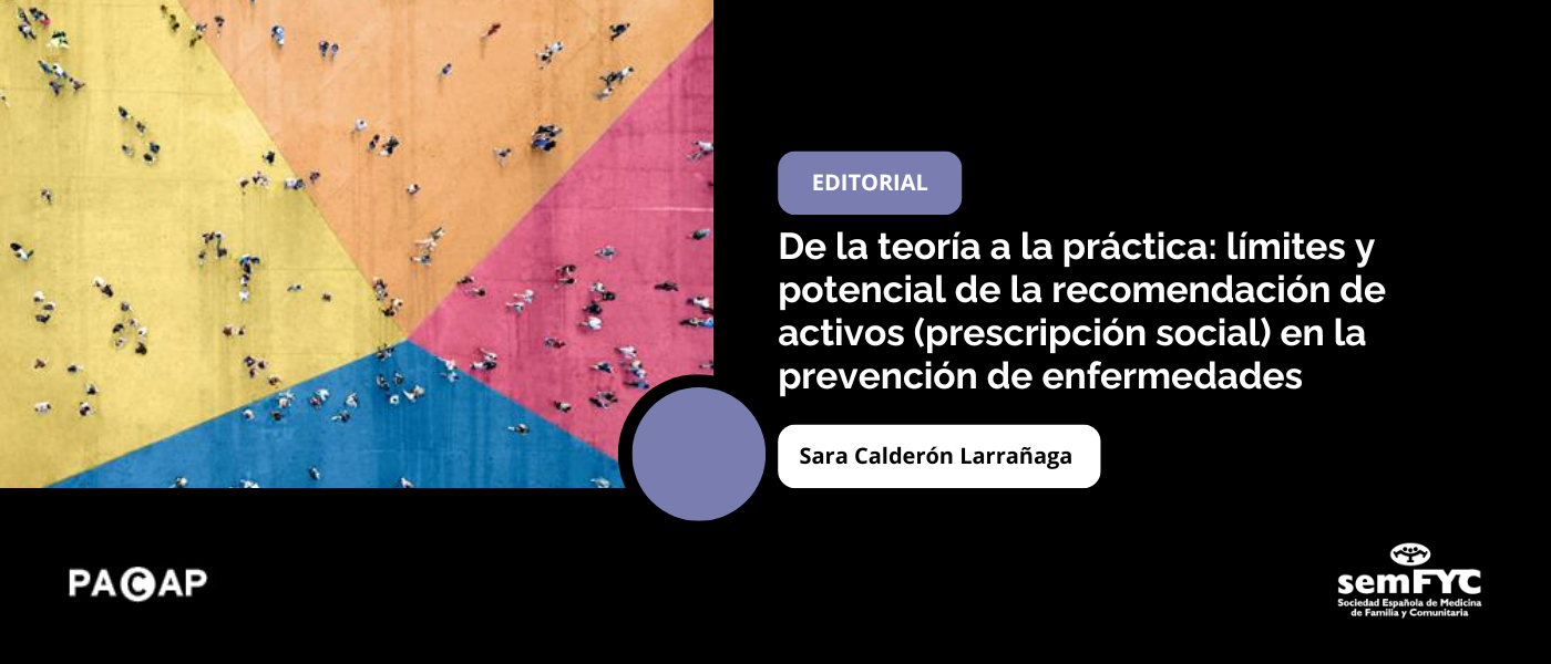 Límites y potencial de la recomendación de activos en la prevención de enfermedades, en el editorial del nuevo número de ‘Comunidad’